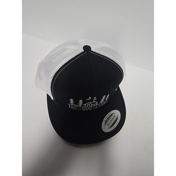 This Is Home California Trucker / Snapback Hat Unisex - Black - Picture 6 of 7